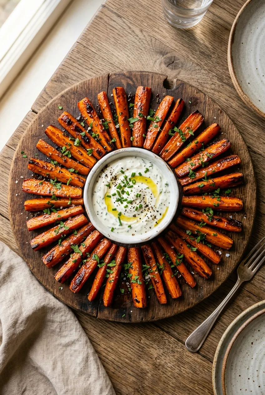 Zanahorias a la brasa